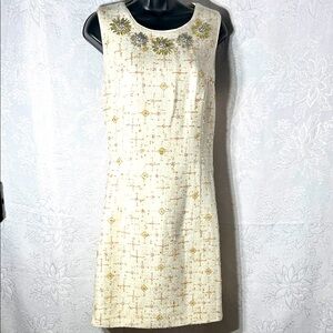 NWT Lilly Pulitzer Augustus Beaded Boucle Shift Size 14